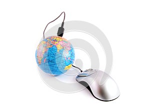 Internet network online mouse connection