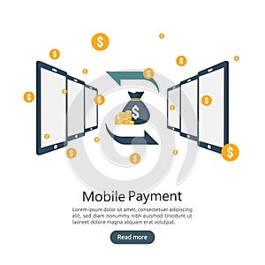 internet online mobile payment service concept. business money purchasing. shopping transaction method. electronic digital fund tr