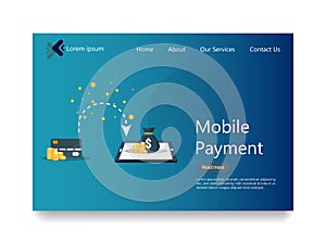 internet online mobile payment service concept. business money purchasing. shopping transaction method. electronic digital fund tr