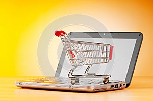 Internet online shopping concept