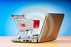 Internet online shopping concept