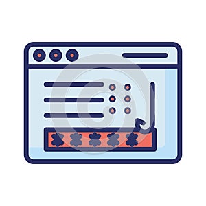Internet password Isolated Vector icon which can easily modify or edit