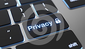 Internet privacy concept