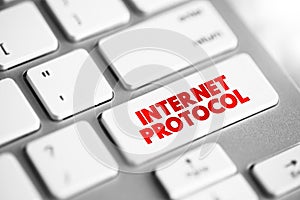 Internet Protocol - network layer communications protocol in the Internet protocol suite for relaying datagrams across network