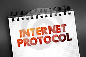 Internet Protocol - network layer communications protocol in the Internet protocol suite for relaying datagrams across network