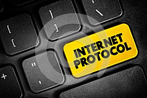 Internet Protocol - network layer communications protocol in the Internet protocol suite for relaying datagrams across network