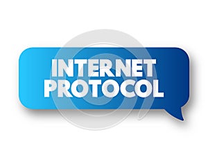 Internet Protocol - network layer communications protocol in the Internet protocol suite for relaying datagrams across network