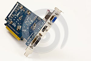 Computer Internet Graphics Card on table