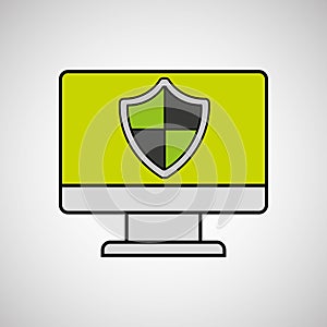 Internet security computer protection shield