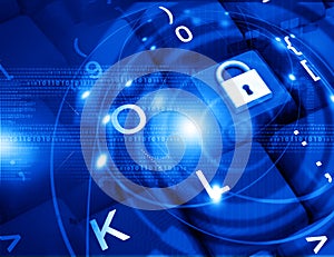 Internet security concept