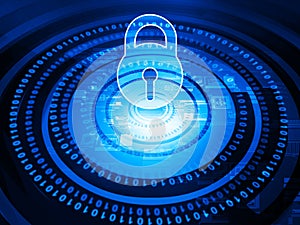 Internet security concept