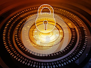 Internet security concept