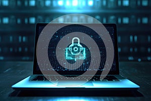 Internet Security Concept, Generative AI