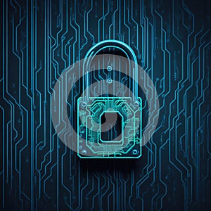 Internet Security Concept, Technology Vulnerable Passwords, Hacking Code, Computer And Smart Phone Protection, Generative AI