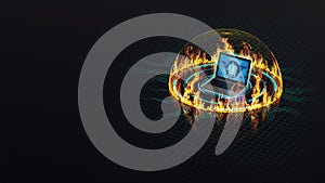 Internet security firewall concept