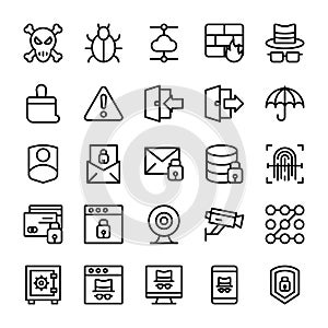 Internet Security Icon Set Part 1