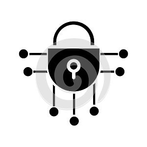 Internet security icon vector. Antivirus illustration sign. Protection symbol or logo.