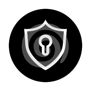 Internet security icon vector. Antivirus illustration sign. Protection symbol or logo.