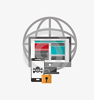 internet security related icons image