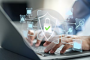 Internet Security. Secure Global Data Connection.