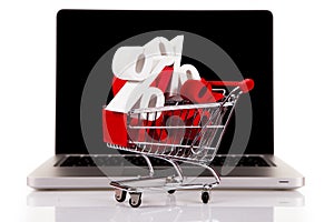 Internet Shoping concept