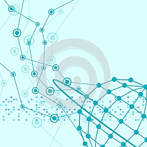 Internet signal wireless communication, digital network telecoms technology concept vector