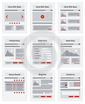 Internet Site Map Navigation Structure Prototype