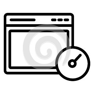 Internet speed  Glyph Style vector icon which can easily modify or edit