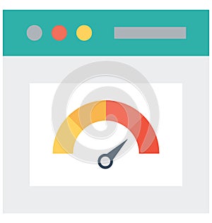 Internet speed Vector Icon Isolated Vector icon which can easily modify or edit