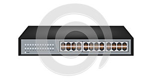 Internet switch with 24 ethernet ports