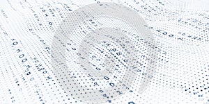 Internet technologies of the future, the flow of open data. Wireless transmission of information. Sorting binary code