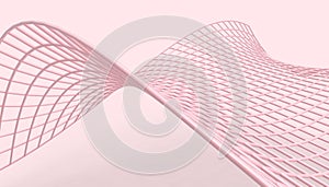 Internet Technology and connectivity minimal Art and Concept on Pink background