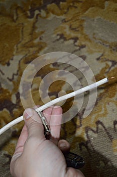 Internet and television using coaxial cable in the apartment