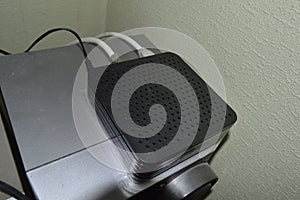 Internet and television using coaxial cable in the apartment