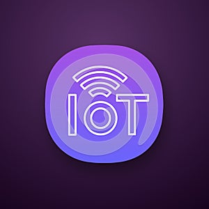 Internet of things app icon