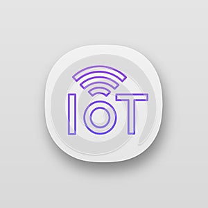 Internet of things app icon