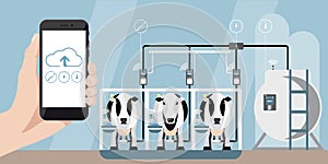 Internet of things on dairy farm