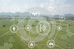 Internet of things industrial agriculture,smart farming concepts