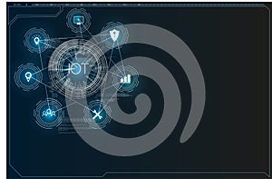 Internet of things IOT, devices and connectivity concepts on a network,