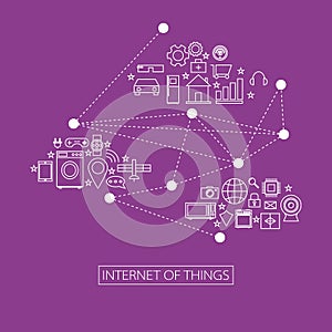Internet of things (IoT) illustration