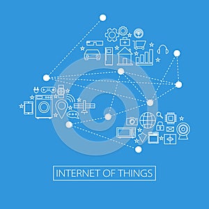 Internet of things (IoT) illustration