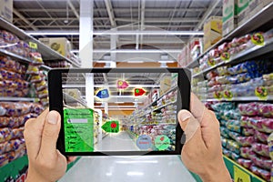 Internet of things marketing concepts,smart augmented reality,