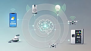 Internet of Things Smart Connected Devices Digital Network Ecosystem