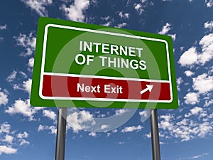 Internet of things traffic sign