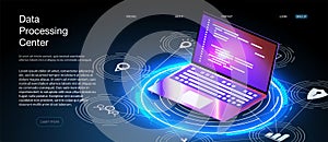 Internet of things (IoT) and networking concept for connected devices.