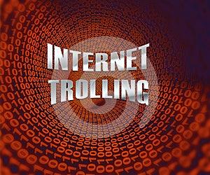 Internet Trolling Cyber Hate Instigator 3d Rendering