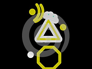 Internet trolls art illustration