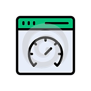 Internet vector color line icon