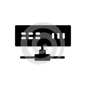 Internet vector glyph flat icon