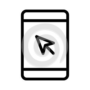 Internet vector thin line icon